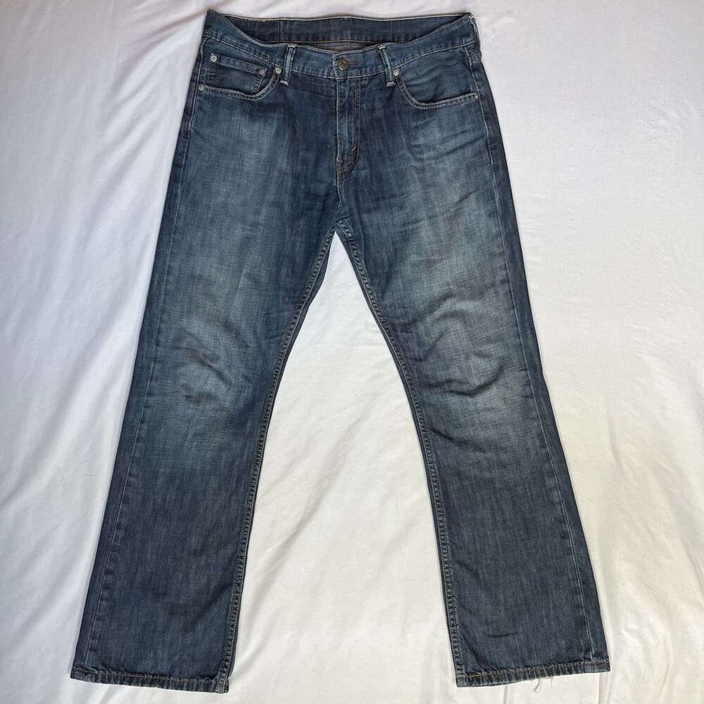 Levi's 527 Boot Cut Jeans Mens 33x30 Dark Wash Denim Western Cowboy Work
